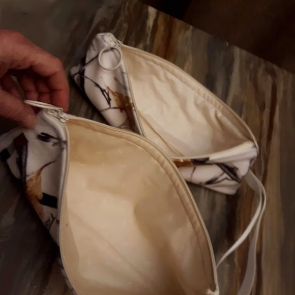 Felt-like Camouflage Zipper Hang Travel Case Soft shell Toothbrush Razor holder - Picture 4 of 6